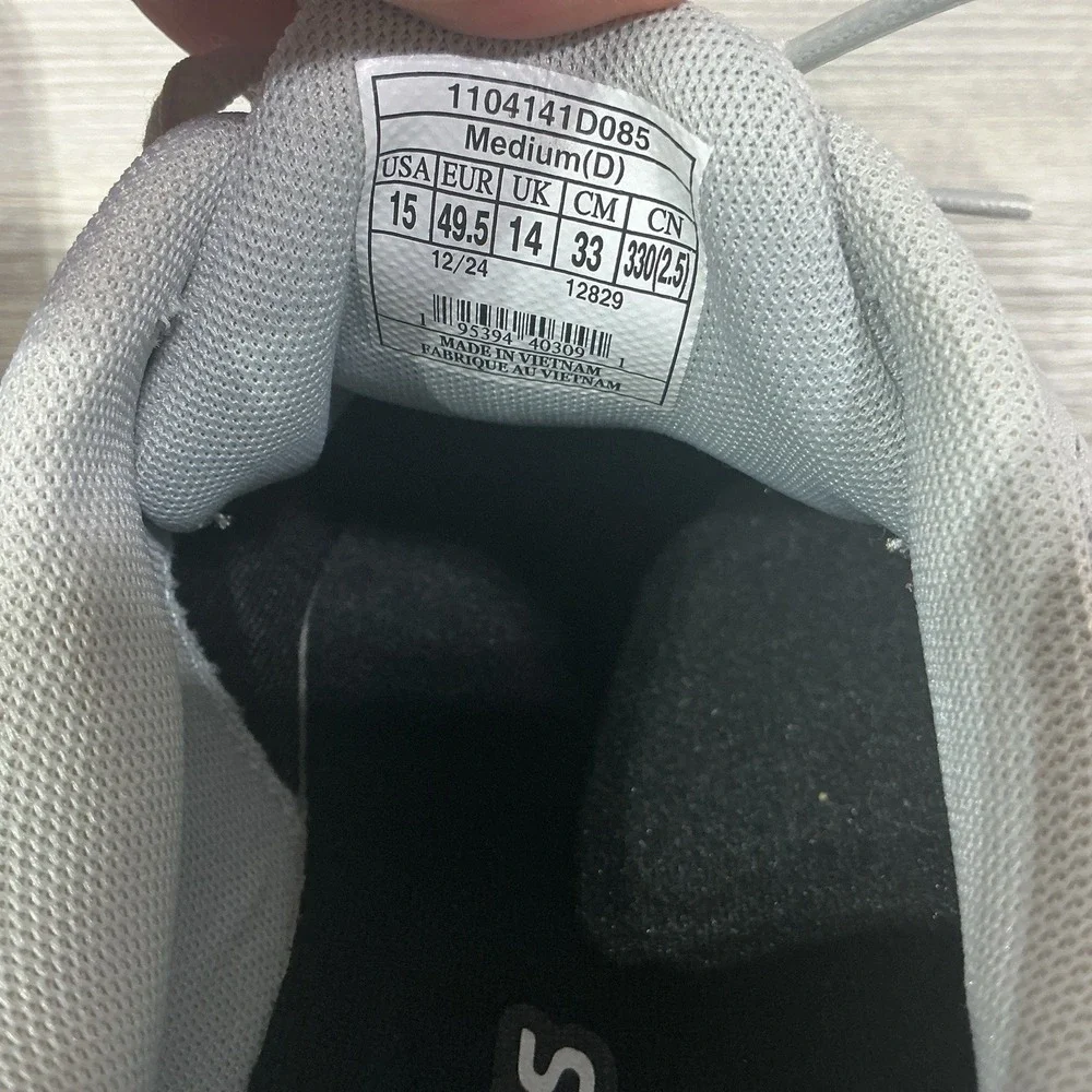 Brooks Anthem 6 Mens Running Shoes Sneakers Grey Black 1104141D085 Size 15 D